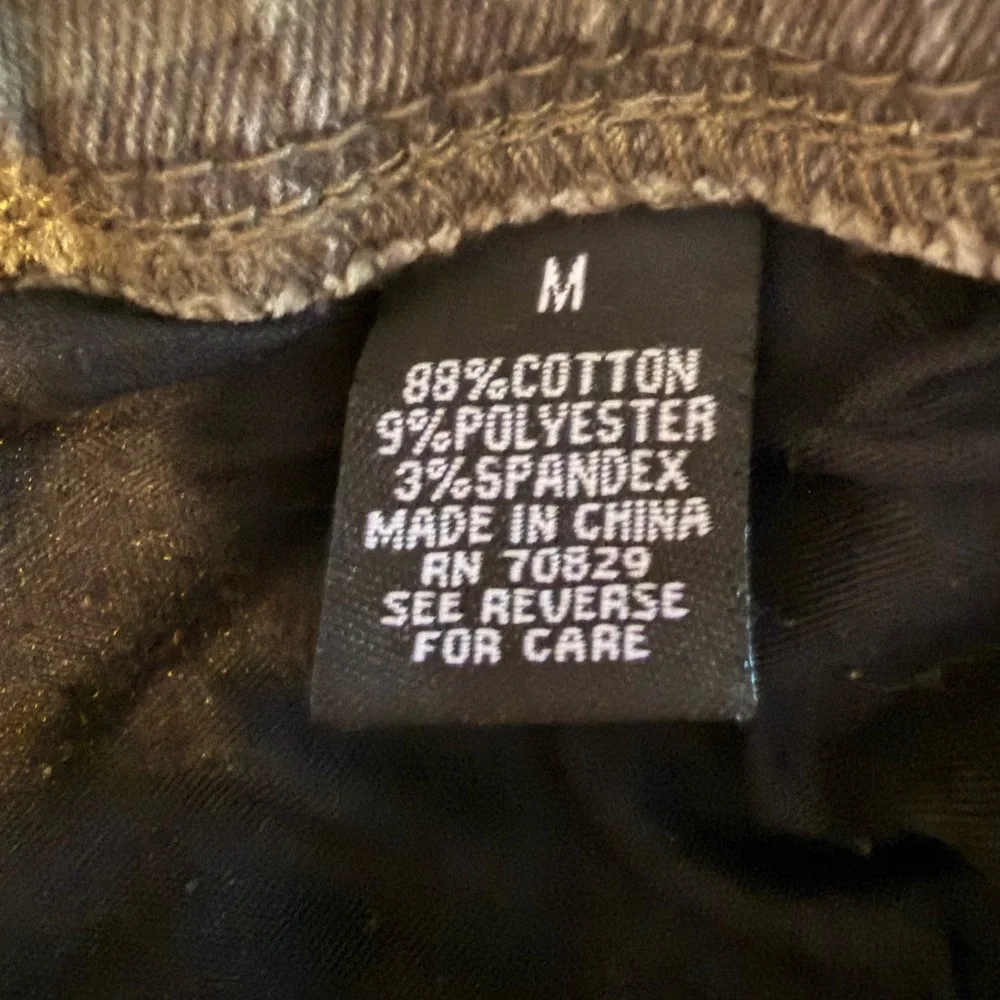 CARBON  Distressed Cotton Camo Drawstring Jogger Jeans with Metal Zipper Details - Picture 4 of 9